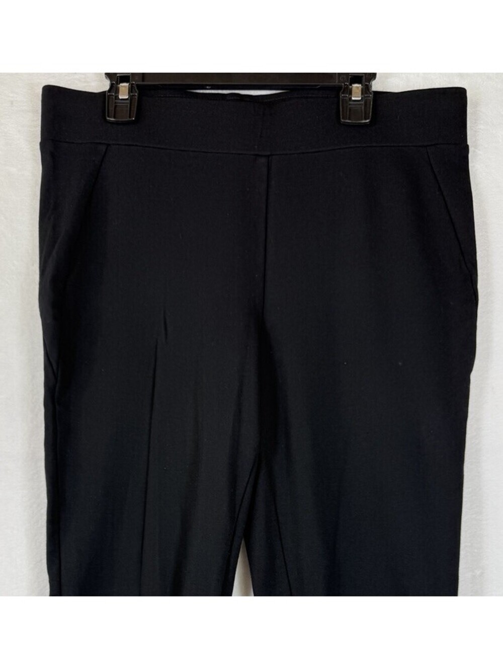 Ann Taylor Ponte Leggings Medium Black Knit Stretch Womens